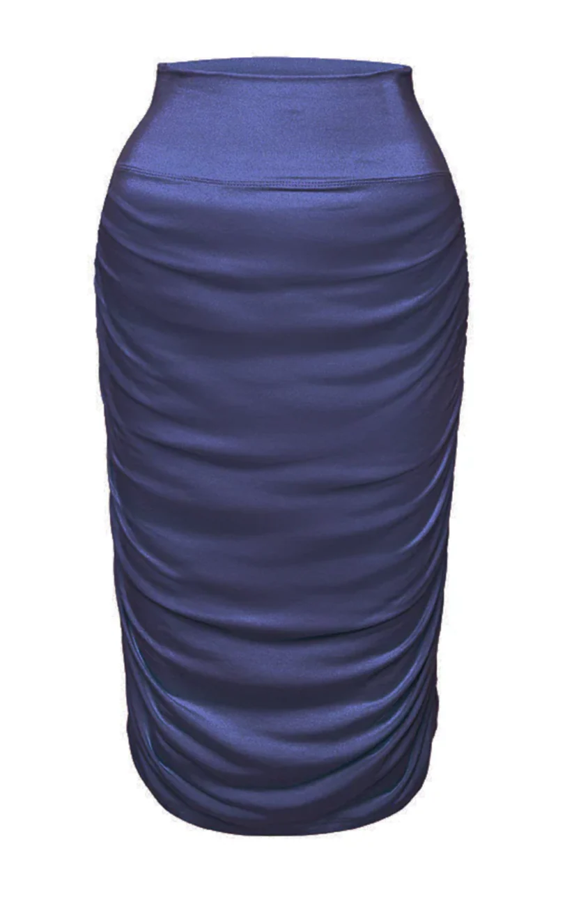 Capri Sleeveless Top & Noosa Skirt Set - Midnight Blue - Image 3