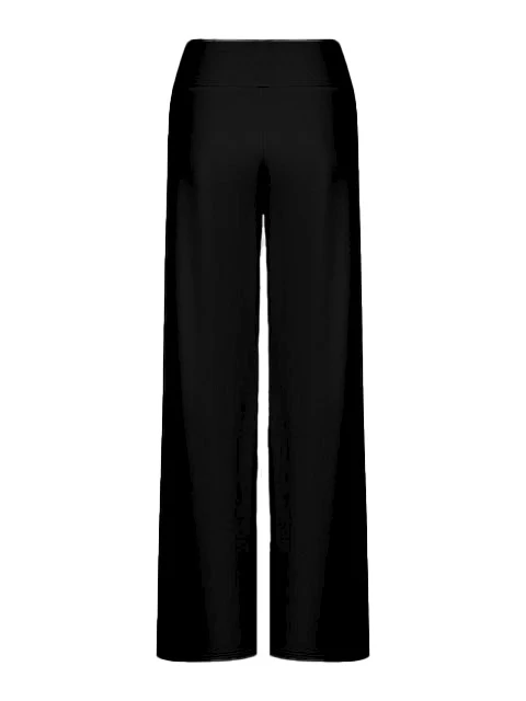 Bamboo Fleece- Barossa Lounge Pant Black - Image 3