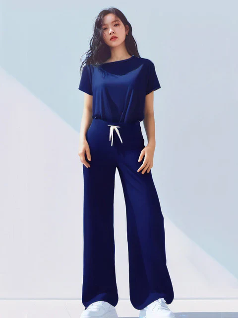 Premium Bamboo Adelaide Lounge Pant — Midnight Blue - Image 3