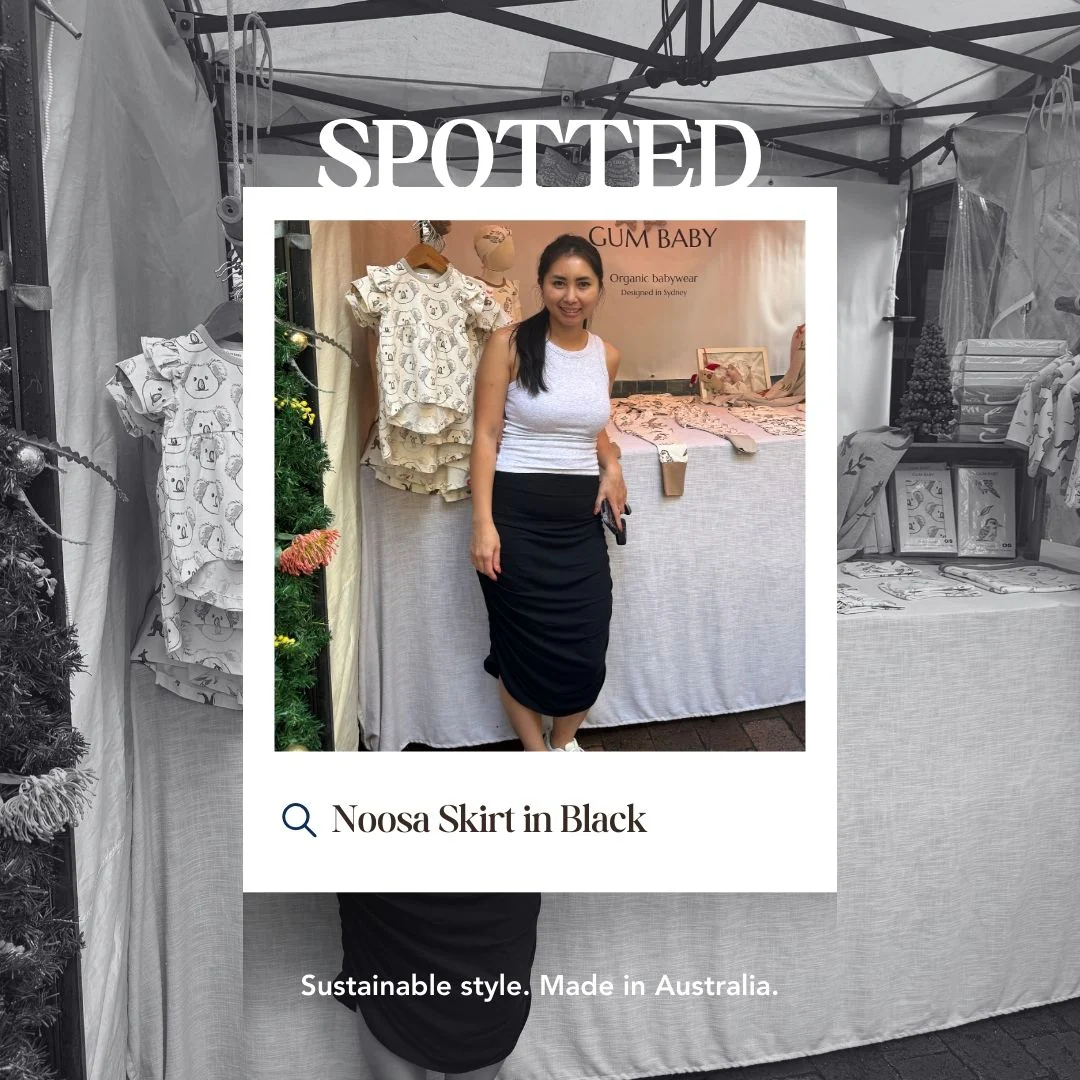 Premium Bamboo Noosa Skirt — Black - Image 3