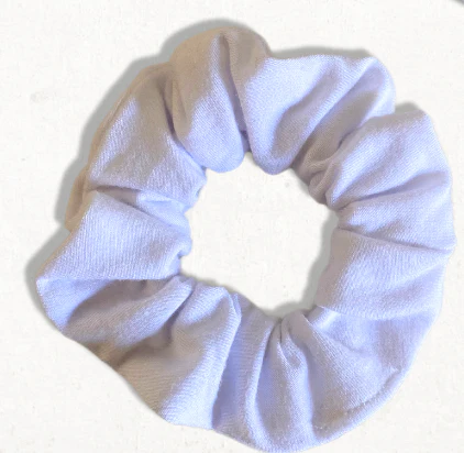 Premium Bamboo Scrunchie — White - Image 3