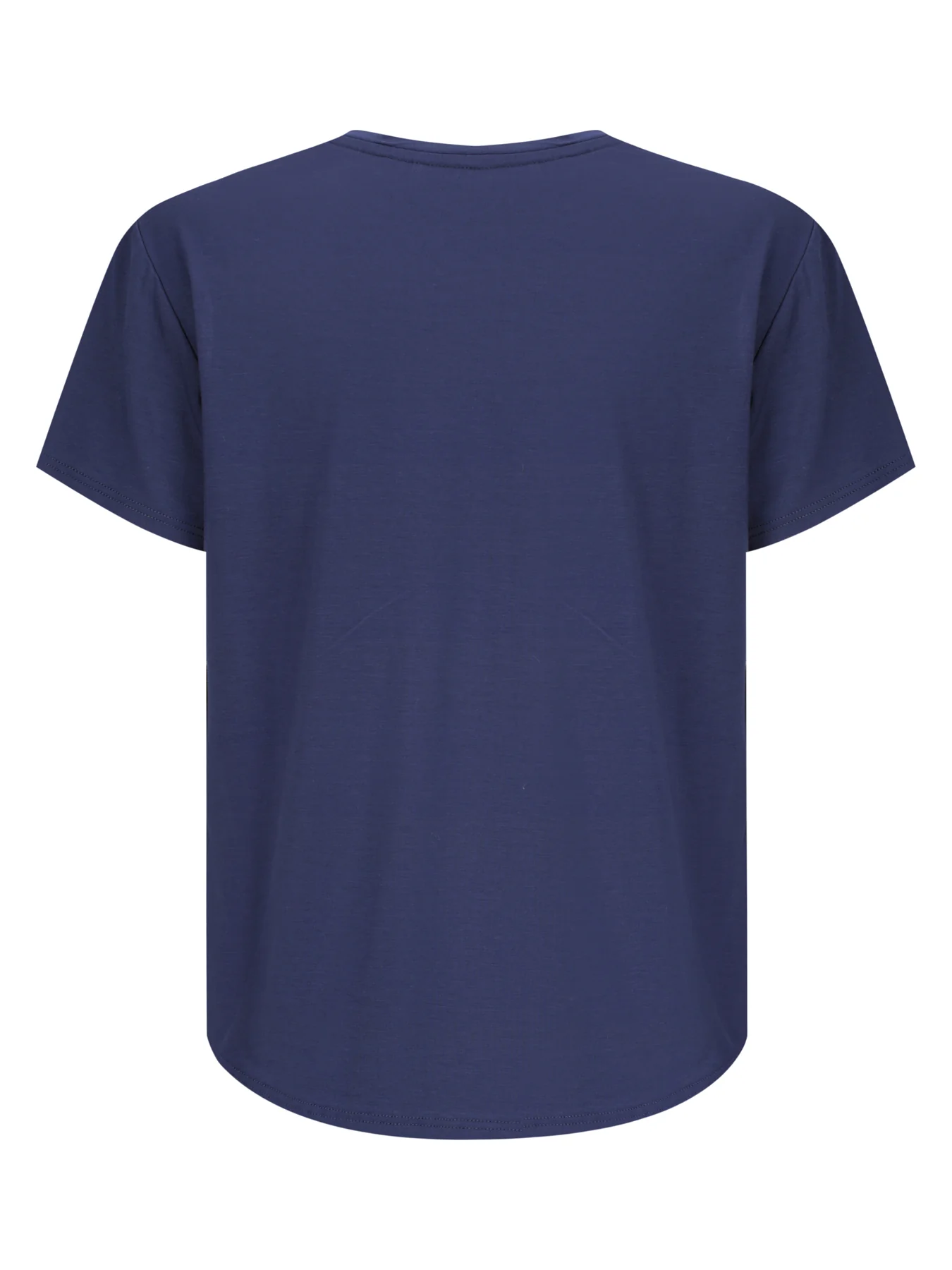 Premium Shelly Round Neck Tee — Midnight Blue - Image 4