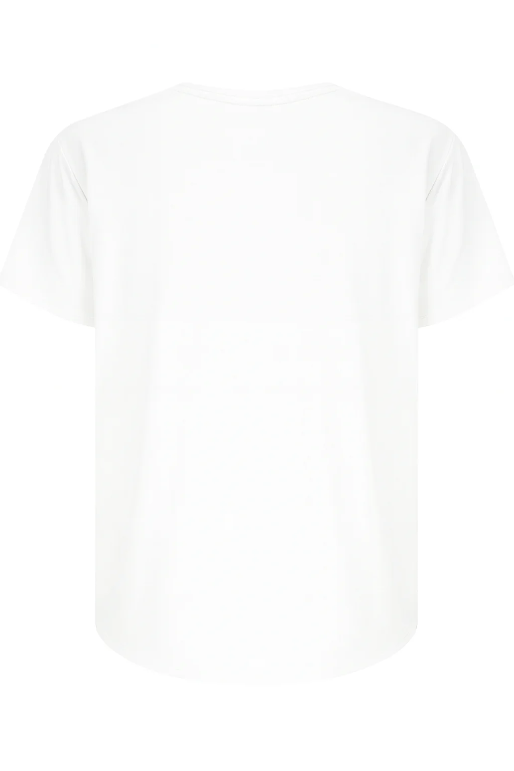 Premium Shelly Round Neck Tee — White - Image 3