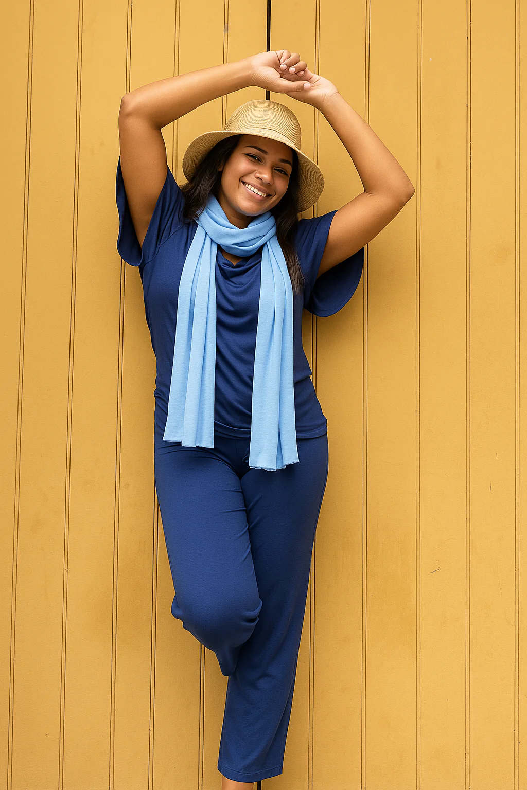 Verona Top & Adelaide Pant Set — Midnight Blue - Image 3