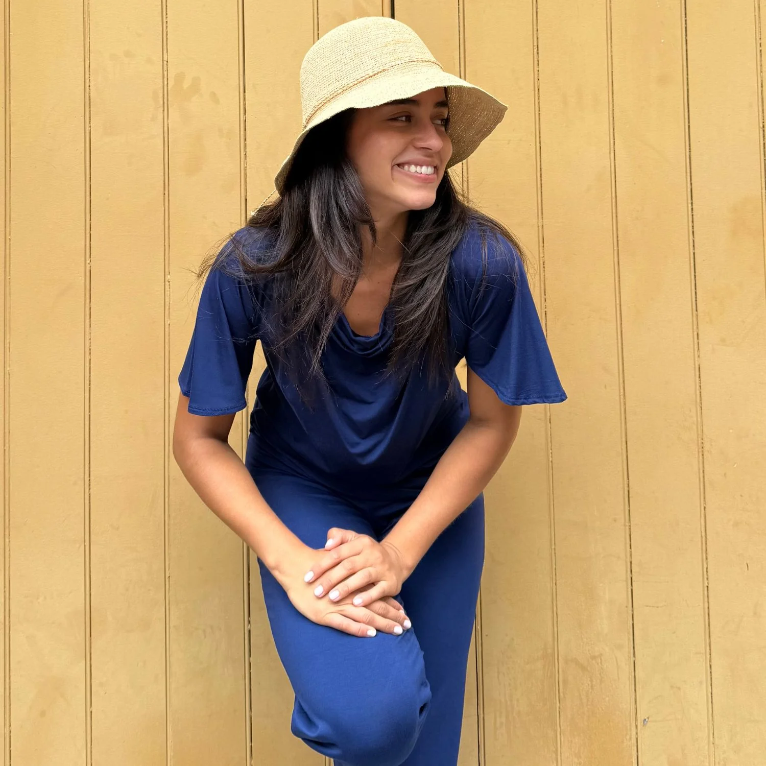 Premium Bamboo Adelaide Lounge Pant — Midnight Blue - Image 5